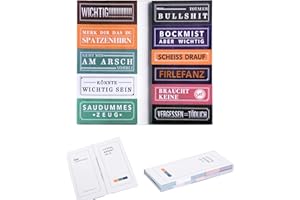 BHGT 550 Stk Haftnotizen Lustig Blatt Klebezettel Bunt für Studenten als Büro Gadgets zum Markieren und Geschenk Idee (Bunt A)