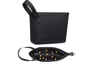 HYZUO Sac de Rangement Câble Pochette Voyage Multifonctionnel Organisateur pour Chargeur, Gadget, Cables USB, Cartes Mémoires, Accessoires Organiseur Sacoche Électronique Portable Pouch Sacs, Noir