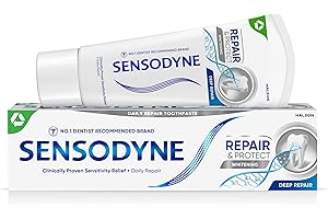 Sensodyne Toothpaste Repair and Protect, Teeth Whitening Toothpaste for Sensitive Teeth, 75ml