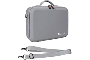 SKYREAT Mini 4 Pro Case, Portable Travel Case, Compact Storage Carrying Case with Should Strap for DJI Mini 4 Pro Fly More Combo Drone RC 2 Controller Accessories