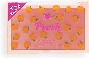 Revolution Beauty London Colorete en polvo compacto I Heart Revolution, muy pigmentado, vegano y sin crueldad, melocotón ombre, 15 g