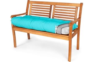 Spatium Coussin pour Banc de Jardin, terrasse, Balcon Amovible taie d'oreiller imperméable 30 Tailles au Choix Parmi 7 Couleurs(180 x 60 x 10cm Menthe)