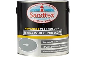 Sandtex 10 Year Primer Undercoat 2.5lt Dark Grey