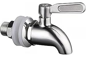 SMITHS MASON JARS Rubinetto in Acciaio Inox per Tutti i distributori da 5 e 8 Litri, per distributori di Bevande Vintage, Design Minimalista, Rubinetto Robusto e Durevole | Smith's Mason Jars