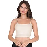 Sensu Kadın Ip Askılı Ekru Crop B&uuml;stiyer - Bst1004