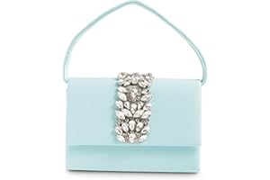 MICHELLE MOON - Pochette Donna Elegante per Matrimoni, Feste ed Eventi | Clutch con catena Tracolla, Ideale come Borsa Elegante Donna Cerimonia con Glitter o Borsa a Mano Donna per Occasioni Speciali