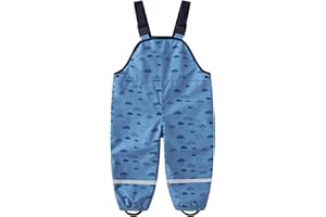 DAWILS Pantaloni Impermeabili Unisex Bimba Bimbo Arcobaleno All'aperto Sportivo Pantaloni da Pioggia per Bambino Bambina Ragazza Ragazzo Pantaloni Antipioggia Abbigliamento