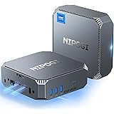 Mini PC 1024G (1TB) M.2 SSD, Intel Alder Lake-N100 di 12a generazione (fino a 3,4 GHz), mini computer da 16GB di RAM con dopp