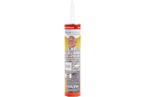 Dicor 501LSW-1 HAPS-Free Self-Leveling Lap Sealant for horizontal surfaces - 10.3 Oz, White, Secure, Ideal for RV Roofing, Maintenance, Repair, Appliance Application