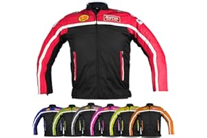 KEROZEN - Chaqueta de protección infantil infantil para motocross (transpirable, para niños cada 4 estaciones)