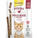 Gimcat Sticks Poultry Meat Grain Free Reward Bars, 4-pack (4 x 20 Gr)