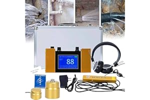 MOXAC Detector Profesional de Fugas de Agua subterránea - Sensor de geófono de Fugas de Agua, Sensor de Fugas de Agua preciso y confiable para tuberías - Profundidad de detección de 3 Metros