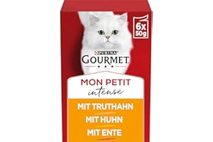 Purina Gourmet Mokra Karma dla Dorosłych Kotów Mix Drobiowych Smaków, 48 x 50 g