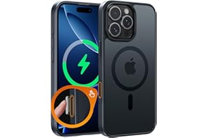 FNTCASE Etui do iPhone'a 16 Pro: obsługa sterowania kamerą przechwytywanie magnetyczne matowe półprzezroczyste etui na telefon | klasy wojskowej odporne na upadki odporne na wstrząsy cienka,