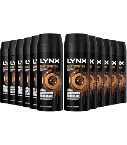 Lynx Pack Of 6 XL Black 48 Hours High-Definition Fresh Frozen Pear & Cedarwood Scent Body Spray Deodorant With Dual-action Odor-busting Zinc