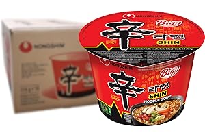 NONGSHIM Nong Shim Shin Noodle Big Bowl, 114 g, Pack of 16 | L0183403-P105213109-M105213096