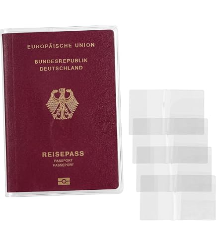 20 Custodie Protettive Per Libretto Vaccinazione – Trasparenti In PP 105x145 Mm – Con Foro Per Pollice