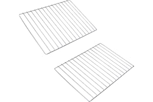 NISCHENMARKT Räucherzubehör passend für Räucheröfen der Marken Kaiser Company, Activa, Kynast und vielen mehr (2 x Flachrost)