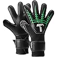 T1TAN Children's goalkeeper gloves + soft grip football gloves junior with inner seam for the professional future, size 4-6.