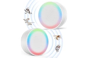 BUBBACARE Anti zanzara Ultrasuoni Interni, 2 Pacchetti Elettronico Repellente Ultrasuoni Mosca Con Luce Notturna, Presa Anti Zanzara per Mouse, Mouse, Ragni, Scarafaggi, Mosche, Bianco