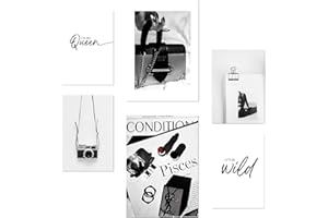 Nacnic ustawiony na 6 Fotografia mody Plakaty z ilustracją projektu do dekoracji ścian domu. Lokale, biura, sklepy i operacje. Rozmiar A3 i A4. Bezszkieletowy.