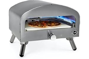 Casa Mia Bravo - 16 Inch Outdoor Gas Pizza Oven - Quick Heating, Versatile Cooking, Stainless Steel Construction - 3 Year Guarantee