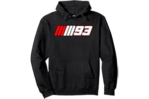 MM93 RACING Gráfico de números 93 Sudadera con Capucha