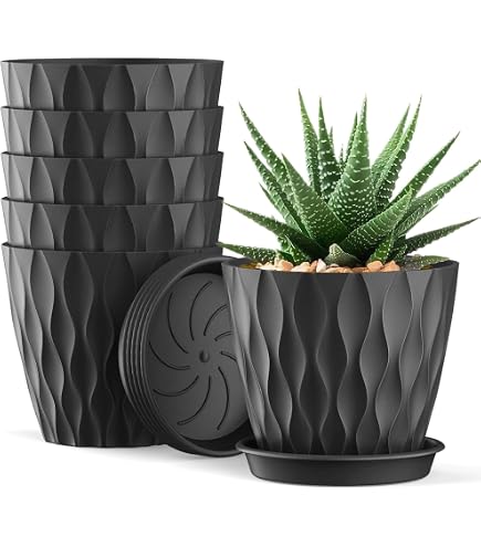 Sizo Waschbare Papiertüte Als Übertopf - Lederoptik, Wasserdicht, 20x20cm, Perfekt Für Pflanzen & Deko