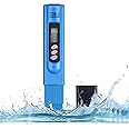 TDS Meter Water Tester Quality Meter LCD Digital Pen with 0-9990 PPM Measurement Range 2% Reading Accuracy Portable for Household Tap Drinking Water/Swimming Pools/Aquarium/Aquaculture/Hospitals