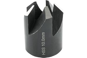 ENT EUROPEAN NORM TOOLS ENT 50510 Svasatore a pressione HSS, diametro (d) 10 mm, D 20 mm, E 90°, GL 25 mm, destra
