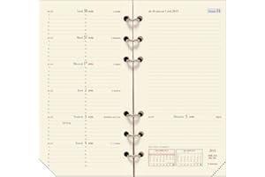 Quo Vadis - Recharge - TIMER 17 POCKET - Organiseur de poche - Semainier - Format : 9x17 cm - Année 2024