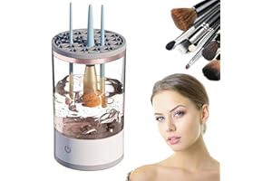 TOPBASHGO Nettoyeur Pinceau Maquillage, Ultimate Electric Makeup Brush Cleaner, Nettoyeur de Pinceaux de Maquillage, Pinceaux de Maquillage Adapté à Tous les Pinceaux pour Femmes et Filles
