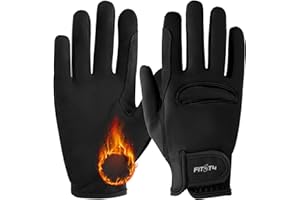 ‎FITST4 SPORTS FitsT4 Sports Reithandschuhe Kinder Winter Grip rutschfest Handschuhe Reiten Kinder Jungen Mädchen mit Touchscreen-Design für Reitsport Sports