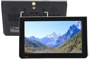 ANNADUE TV Digital Portátil de 10 Pulgadas, TV Pequeño con Pantalla LED HD, ATV/sintonizador Digital, Batería de 4000 MAh y Soporte de Tarjeta USB/SD para Uso Interior y Exterior