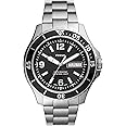 Fossil Fb 02 Men Black Dial Stainless Steel Analog Watch Fs5687, Silver, Fb 02, Fs5687