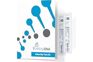 AffinityDNA Paternity DNA Testing Kit - 99.99% Accurate Genetic Swab Test | 21 Loci Paternity Home DNA Test Kits for Father and 1 Child | Results in 4 Working Days | Laboratory Fee Not Included