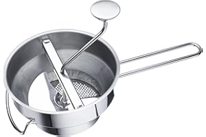 Westmark Pasapurés con 3 discos perforados, Acero inoxidable, Finoletta, plata, 11952260