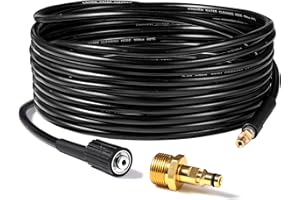 YUET 10M 32Ft 2320psi Tubo Flessibile ad Alta Pressione, Quick Connect Tubo di Ricambio per Kärcher M22 Filettatura a Vite per Karcher K2, K3, K4, K5, K6, K7, Accessori per Idropulitrici