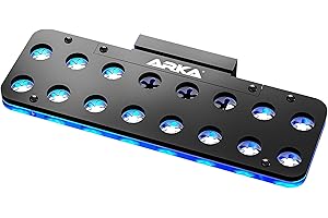 ARKA myREEF-FRAG Rack - mit 16 Löchern - Hochwertiger Korallen Ableger Halter mit starkem Magneten für Meerwasseraquarien, inkl. Silikonsicherungen, Lochdurchmesser ca. 15mm.