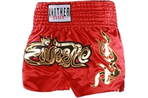 Xnihocha Kinder Muay Thai Boxen Short Jungen MMA Training Kurz Short Metallic Satin Kickboxen Hose für Sport und Fitness