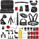NEEWER 50 in 1 Action Camera Accessory Kit, GoPro Hero 12 Hero 11 Hero10 Hero 9 8 7 GoPro MAX GoPro Fusion Insta360 X3 X2 dji