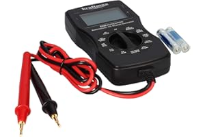 ALTERNATIV HERSTELLER Batterietester Akkutester Batterieprüfergerät für Akku AAA, AA, NI-MH, Lithiumbatterie, C, D, 1,5V bis 9V, N- und Knopfzellen