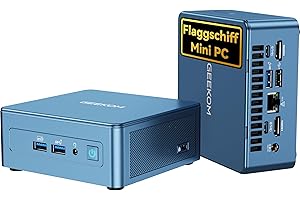 ‎GEEKOM GEEKOM IT12 2025 Edition Mini PC mit Intel i7-1280P (14C/20T, bis zu 4.8GHz), 32GB DDR4 RAM 1TB SSD Mini PC Windows 11 Pro mit SD-Kartenleser|Wi-Fi 6E|Bluetooth 5.2|2*USB4|8K für Home&Office&Busiess