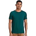 Amazon Brand - Symbol Men's Solid Cotton T Shirt | Round Neck | Half Sleeve | Plain-Regular Fit (Available in Plus Size and Combo Packs)