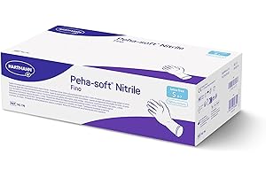 Peha-soft nitrile fino puderfrei unsteril Untersuchungshandschuhe Gr. S, 150 Stück