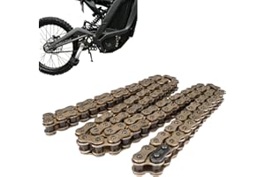 JFG RACING Surron Drive Chain,Motorcycle Drive Chain 120 Motorcycle Chain Connecting Link Standard Roller Chain for Sur-Ron S/X Light Bee Electrical Motorbike