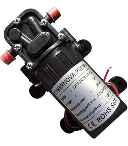 Pompa Ad Alta Pressione CYBERNOVA DC24V 100PSI - Autoadescante, 4L/min, Per Camper E Barche - Foto 5