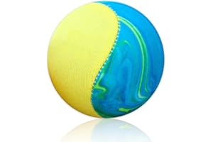 Alederways Beach Toys Water Bouncing Ball, Water Pool Skip Ball, Swimming Pools Toys, Outdoor Sand Sports Games Toy for Kids and Adults (Yellow + Blue 1Pcs)
