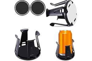 SZSMW 2 Porte Gobelet - Porte Bouteille Voiture - Porte Gobelet Auto-AdhéSif -IdéAl pour Les PropriéTaires Qui Conduisent Ou Utilisent FréQuemment des VéHicules,Peuvent Les Utiliser Sur Leurs Voitures