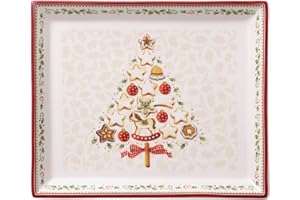 Villeroy & Boch 14-8612-2856 Cake Platter, Porcelain, Multi-colour, 27 x 22,5 x 5 cm, Pastry plate (small)